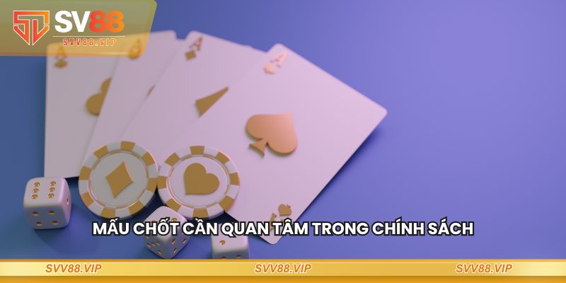 Mấu chốt cần quan tâm trong chính sách