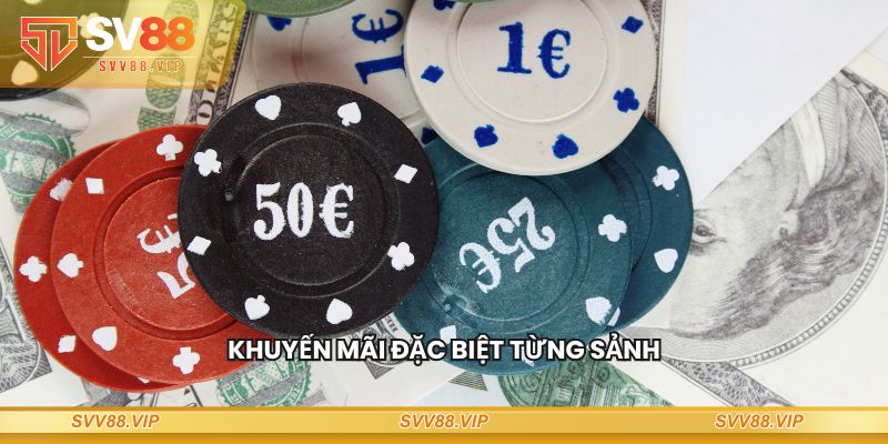 Khuyến mãi đặc biệt từng sảnh